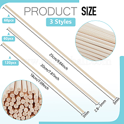 240 Stück Rattan-Diffusorstäbchen in 3 Stilen&nbsp;AJEW-BC0009-62