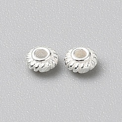 925 cuentas de plata esterlina&nbsp;STER-WH0019-29B