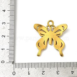 Pendente a farfalla in lega stile tibetano&nbsp;TIBEP-3945-AG-NR