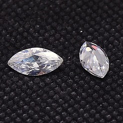 Zirconia cúbica espalda cabujones&nbsp;ZIRC-M003-6x3mm-007