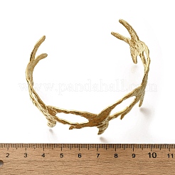 Braccialetti con polsino testurizzato in acciaio inossidabile 304&nbsp;BJEW-G734-01A-G