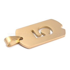 Ionenplattierung (IP) 304 Edelstahlanhänger&nbsp;STAS-O127-D05