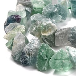 Fili di perline di fluorite verde naturale grezzo grezzo&nbsp;G-J388-03