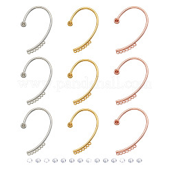 Bricolage grimpeur enroulé autour de la boucle d'oreille faisant le kit de recherche&nbsp;KK-TA0001-16