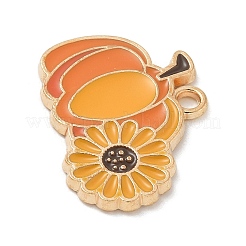 Pendentifs en alliage pour le jour de Thanksgiving&nbsp;LS-ENAM-R007-01G-05
