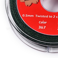 Cordons ronds en fil de coton ciré 2 brin&nbsp;YC-T004-01A-13