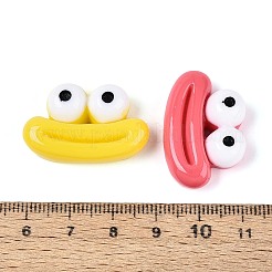 Undurchsichtige Decoden-Cabochons aus Harz&nbsp;RESI-N051-15