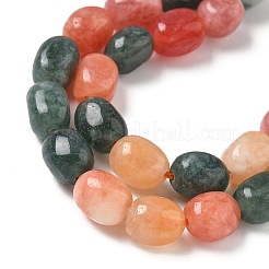 Gefärbte natürliche malaysia jade perlen stränge&nbsp;G-P528-I08-01