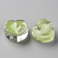 Transparenten Lack Acryl-Perlen&nbsp;TACR-S155-004D
