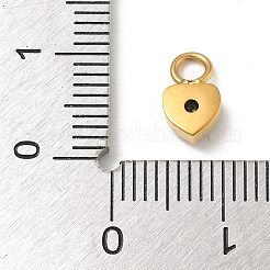 Ionenplattierung (IP) 304 Edelstahl mit Strass-Anhängern&nbsp;STAS-G351-14G-01