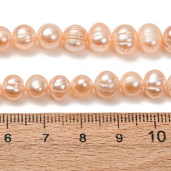Fili di perle di perle d'acqua dolce coltivate naturali&nbsp;PA-CBABE82-16