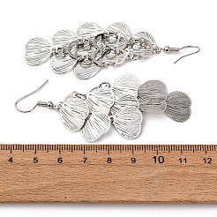 430 Edelstahl Herz Ohrhänger&nbsp;EJEW-A137-09P