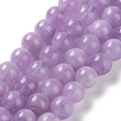 Billes de jade naturelles de teint en malaisades teintes&nbsp;X-G-G021-02B-05