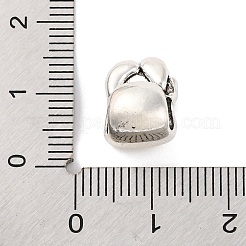Tibetische Stil Legierung Großlochperlen&nbsp;TIBE-M004-02AS