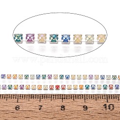 Chaînes de tennis en fer et plastique ABS imitation perle&nbsp;CH-Q006-01A-05
