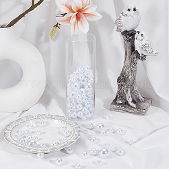 150 pieza de 3 estilos de cuentas redondas de imitación de perla de plástico ABS&nbsp;KY-SP0001-63B