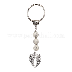 Porte-clés pendentifs en alliage de style tibétain&nbsp;KEYC-JKC00892