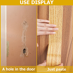 1 rollo de cinta adhesiva de imitación de veta de madera para telas no tejidas&nbsp;DIY-GF0008-77B