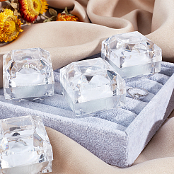 Ringbox aus Acryl&nbsp;CON-WH0085-10A