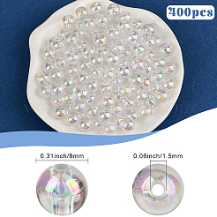Perle acriliche trasparenti ecologiche&nbsp;OACR-PA0001-30B-02