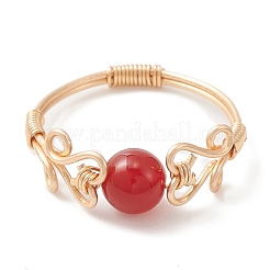 Fingerring aus natürlichen gemischten Edelsteinen&nbsp;RJEW-JR00579