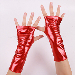 Fingerlose Handschuhe aus PU-Leder&nbsp;AJEW-WH20018-116C