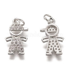 Pendentifs en laiton zircon cubique transparent&nbsp;ZIRC-C020-36P