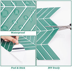 3D Haustier selbstklebende wasserdichte Wandaufkleber mit Pfeilmuster&nbsp;DIY-WH0308-145