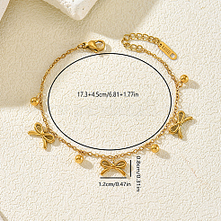 Bettelarmband aus 304 Edelstahl für Damen&nbsp;KN8980