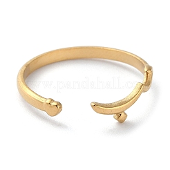 Offene Manschettenringe aus Edelstahl 304&nbsp;LS-RJEW-H219-01G