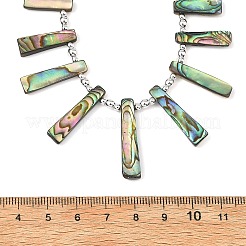Halsketten aus natürlichen Paua-Muscheln&nbsp;NJEW-JN06353