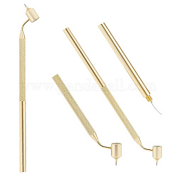 2 x schräger Feinlinien-Lackstift aus Aluminium&nbsp;AJEW-GF0011-73