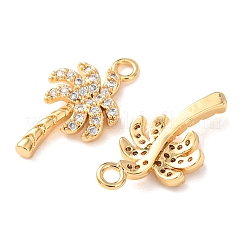Pendentifs avec zircon cubiques à micro-pavés en laiton&nbsp;KK-A284-10A-G
