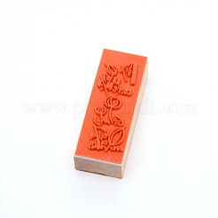 Francobolli di legno&nbsp;AJEW-WH0018-64J