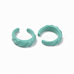 Manschettenringe aus lackierter Legierung&nbsp;RJEW-T011-04-RS