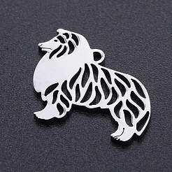 Pendentifs pour chien en acier inoxydable 304 anti-ternissement&nbsp;A-STAS-N090-JN854-1