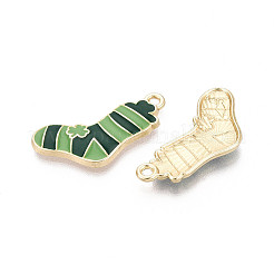 Emaille-Anhänger aus Legierung zum St. Patrick's Day&nbsp;ENAM-T024-40A-G