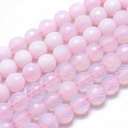 Chapelets de perles d'opalite, facette, ronde, 9.5~10mm, Trou: 1mm, Environ 40 pcs/chapelet, 15.16 pouce (38.5 cm)