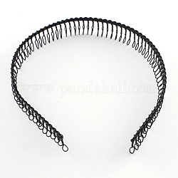 Accessoires pour bande de cheveux en fer, noir, 110mm