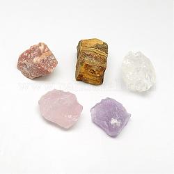Natürliche und synthetische Misch Steine, kein Loch / ungekratzt, Nuggets, 29~45x24~37x21~32 mm