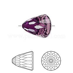 Austrian Crystal Rhinestone Beads, 5541, Crystal Passions, Faceted, Dome Large, 204_Amethyst, 11x8mm, Hole: 1mm