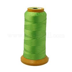Hilo de coser de nylon, verde césped, 0.5mm, aproximamente 260~300 m / rollo