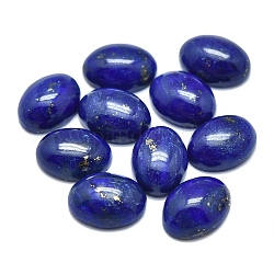 Cabochons en lapis lazuli naturel, ovale, 8x6x3mm