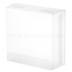 Scatole per gioielli in plastica benecreat, chiaro, scatola: 7.5x7.5x3 cm