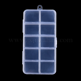 Plastic Bead Containers, Flip Top Bead Storage, Jewelry Box for