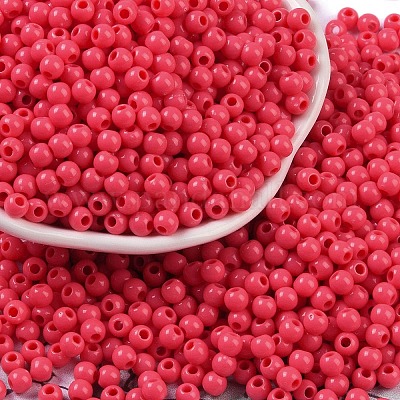 Perles acryliques opaques&nbsp;SACR-A007-01A-14-1