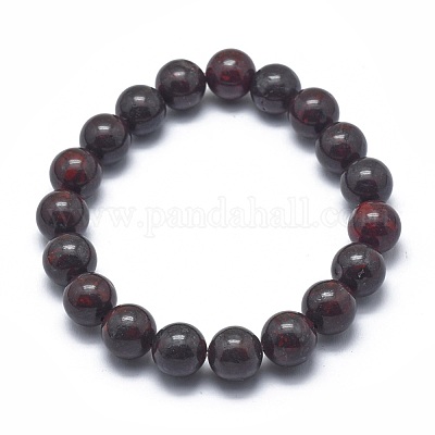 Bracciali elasticizzati con perle di diaspro naturali&nbsp;BJEW-K212-A-040-1