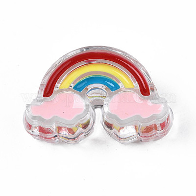 Perle di smalto acrilico trasparente&nbsp;X-OACR-N130-026-03-1