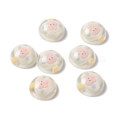 Transparente Harzcabochons&nbsp;RESI-G034-B09-1