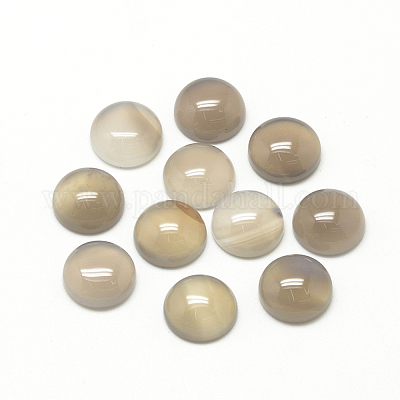 Naturali grigio agata cabochon&nbsp;G-R416-12mm-15-1